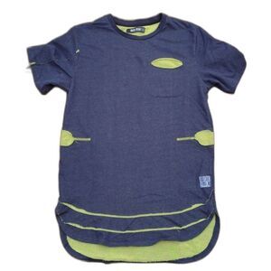 8IGHTH DSTRKT Short Sleeve Distressed Shirt Size Large